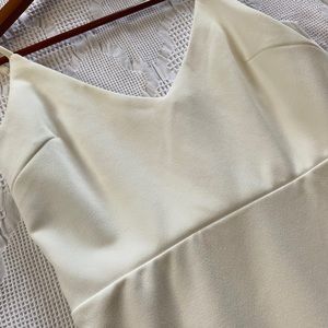 Romantic simple wedding dress